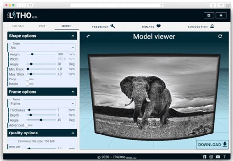 ItsLitho • Free Online Image to Lithophane Maker.
